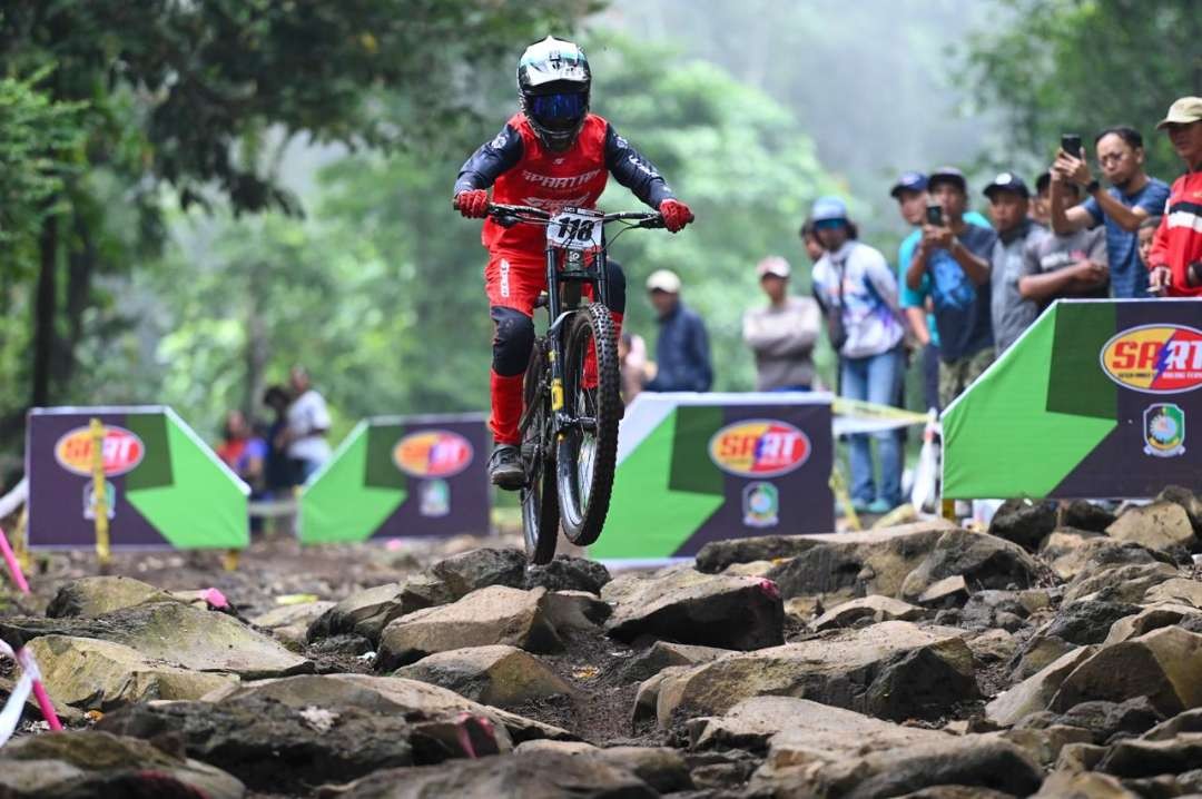 Salah satu rute menantang di ajang BIG Downhill 2024 (foto: istimewa)