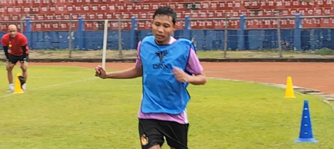 Gelandang rekrutan anyar Evan Dimas menilai lini tengah tim Persik Kediri musim ini dihuni banyak pemain berkualitas. (Foto: Fendhy Lesmana/Ngopibareng.id)