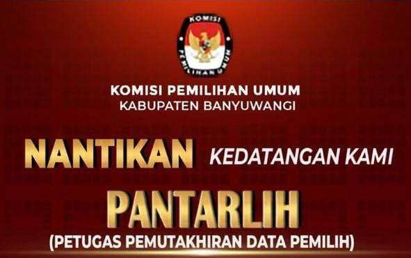 KPU Banyuwangi melaksanakan pemutakhiran data pemilih Pilkada. (Foto: Istimewa)