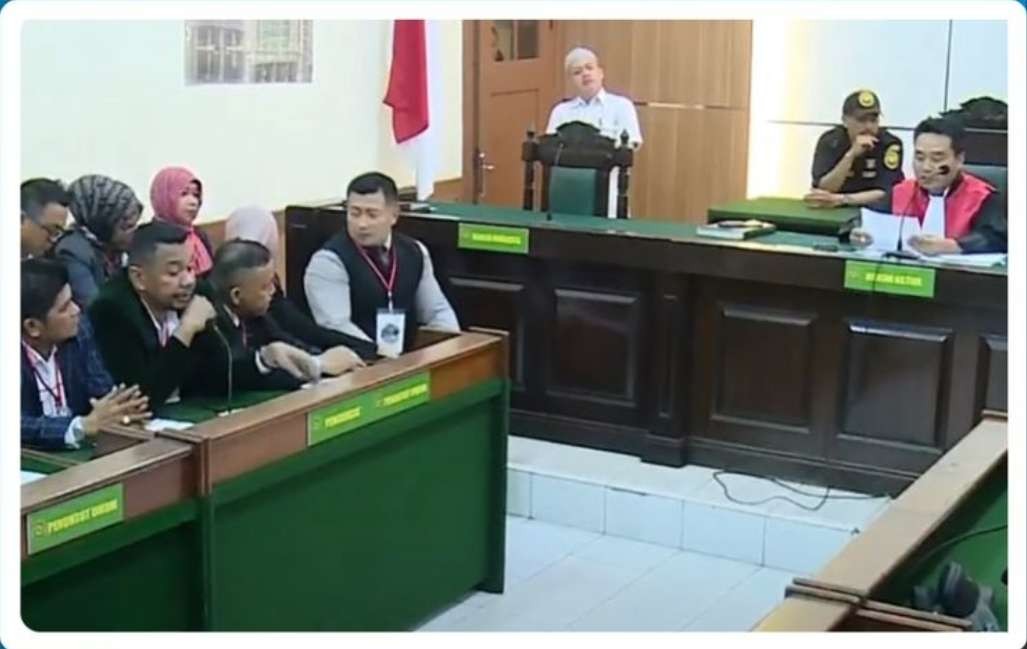 Susana sidang praperadilan Pegi Setiawan di Pengadilan Negeri Bandung, Senin 8 Juli 2024. (Foto: Istimewa)