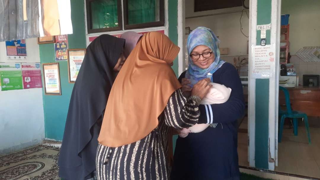 Bayi berjenis kelamin laki-laki ditemukan oleh warga Bektiharjo, Kecamatan Semanding. (Foto: Istimewa)