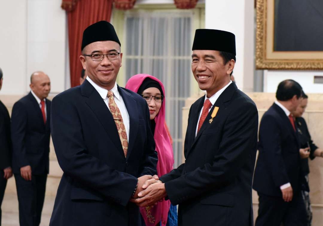 Presiden Jokowi sudah teken pemberhentian tidak hormat untuk Ketua merangkap Anggota Komisi Pemilihan Umum (KPU), Hasyim Asy'ari, Rabu 9 Juli 2024. (Foto: Setkab)