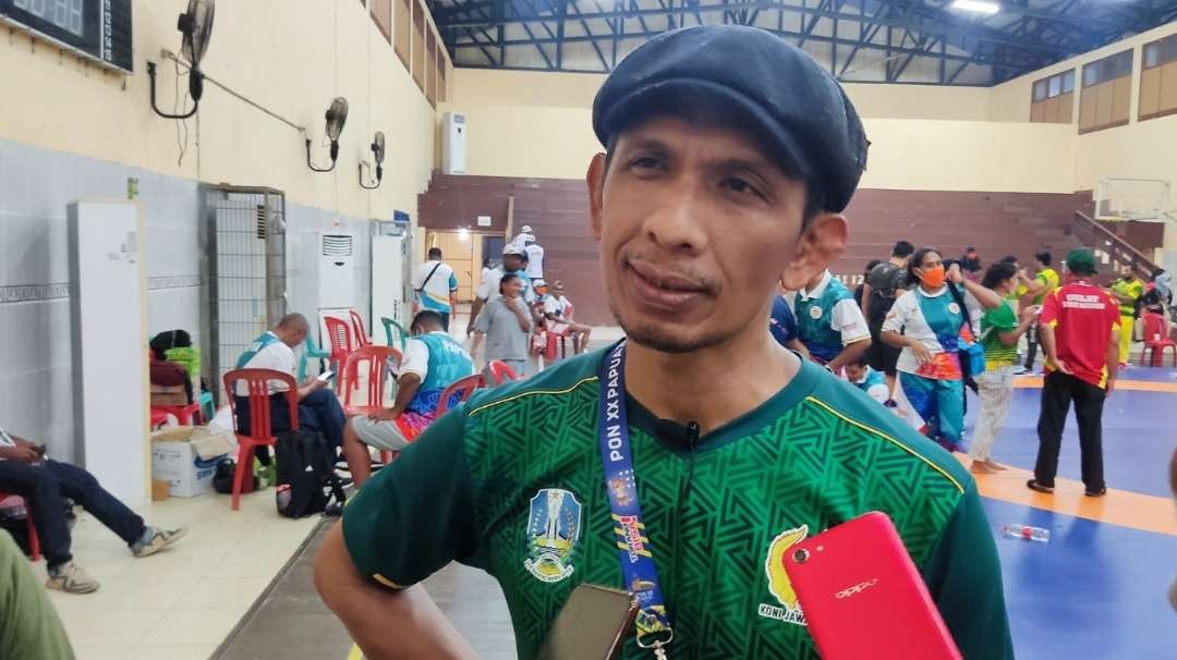 Pelatih Gulat Jatim, Fathurrahman. (Foto: Fariz Yarbo/Ngopibareng.id)