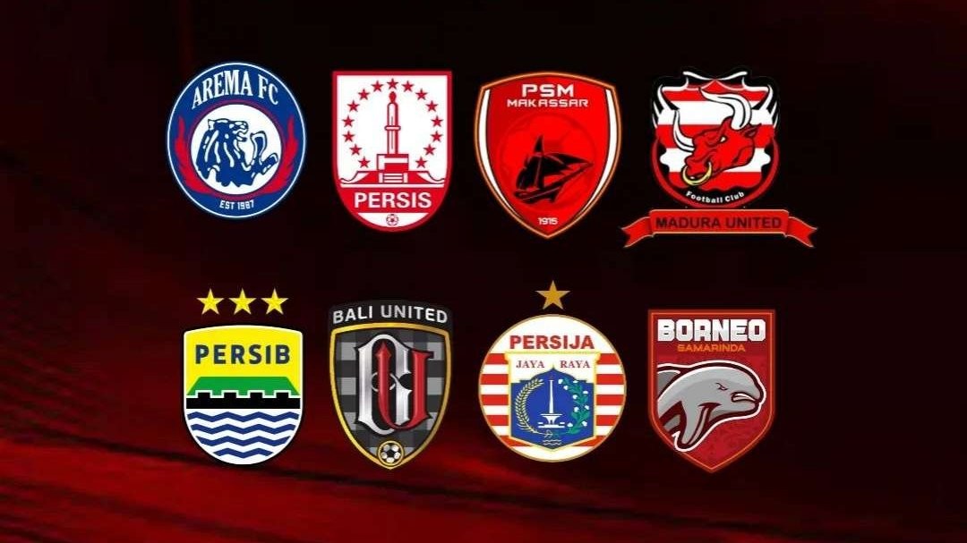 Delapan klub Liga 1 peserta Piala Presiden 2024. (Foto: Instagram Piala Presiden)