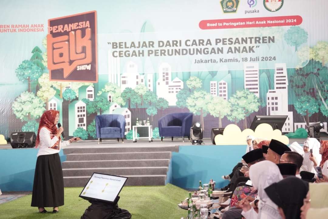 Dalam menyambut Hari Anak Nasional (HAN) 2024, Kementerian Agama menggelar serangkaian acara seperti merilis Telepontren. (Foto: Istimewa)