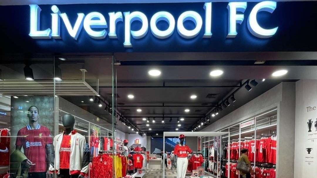 Toko resmi merchandise Liverpool FC di Indonesia. (Foto: Istimewa)