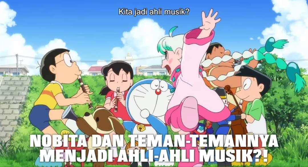 Salah satu adegan animasi Doraemon The Movie: Nobita's Earth Symphony. (Foto: Instagram)