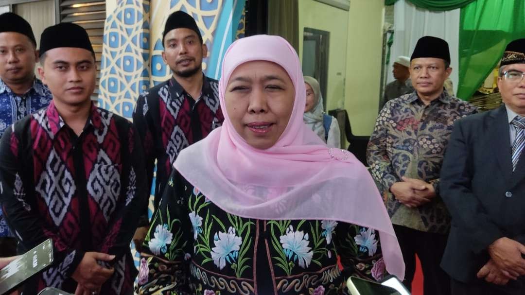 Bacagub Jatim, Khofifah Indar Parawansa. (Foto: Fariz Yarbo/Ngopibareng.id)