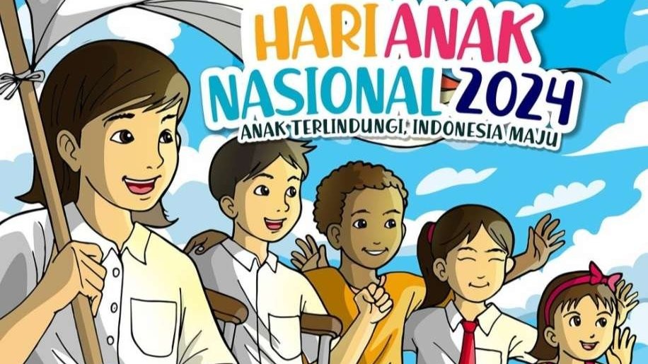 Hari Anak Nasional ke-40 di Jayapura, Papua, Selasa, 23 Juli 2024. Agenda ini mengusung tema "Anak Terlindungi Indonesia Maju". (Foto: KemenPPPA)