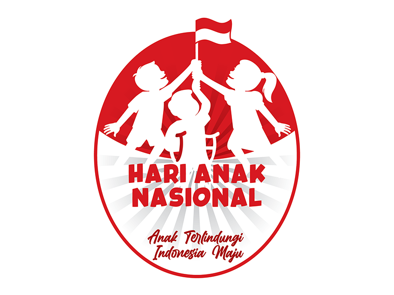 Logo Hari Anak Nasional 2024. (Foto: KemenPPPA)