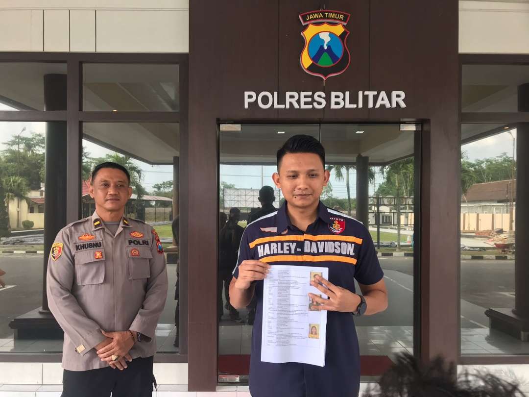 Kasatreskrim Polres Blitar AKP Febby Pahlevi Rizal. (Foto: choirul anam/ngopibareng.id)