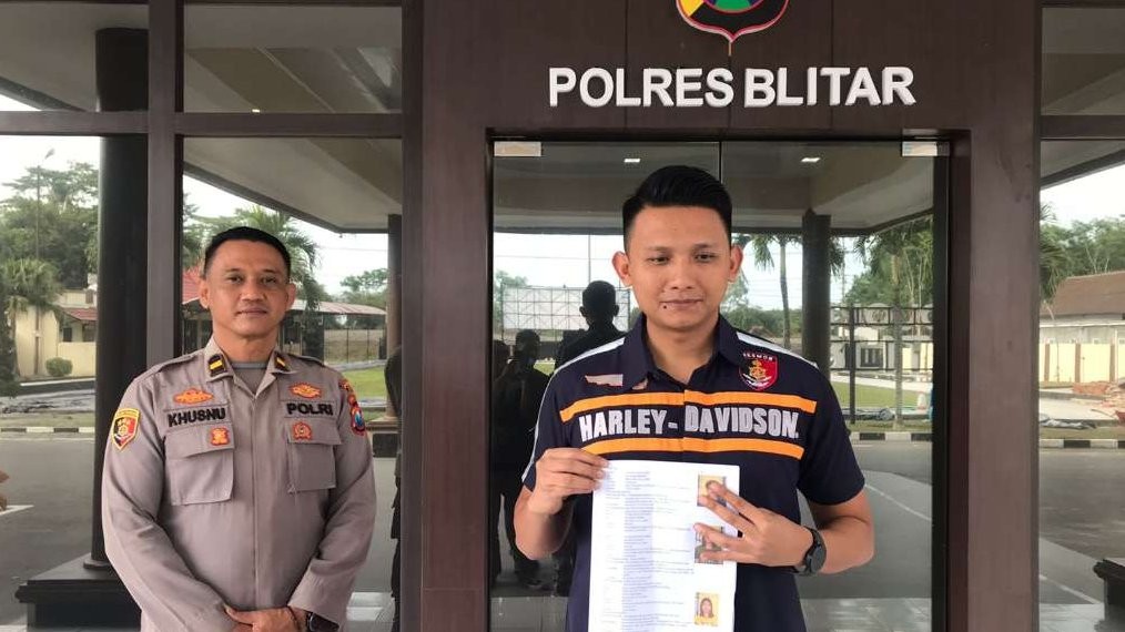 Kasatreskrim Polres Blitar, AKP Febby Pahlevi Rizal akan kejar pelaku TPPO yang sementara ini masih ditetapkan sebagai saksi. Ia terancam dijerat Pasal Perdagangan Orang. (Foto: Choirul Anam/Ngopibareng.id)