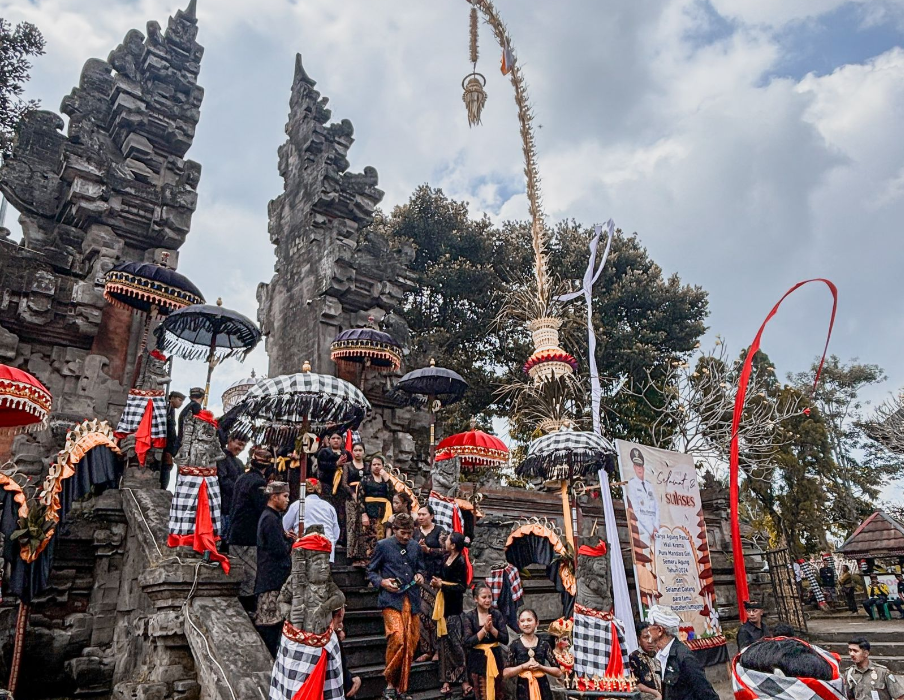 Ritual agama sekaligus wisata Explore Piodalan #2, akan digelar di Pura Mandara Giri Semeru Agung di Kabupaten Lumajang, Kamis 25 Juli 2024. (Foto: Kominfo Lumajang)