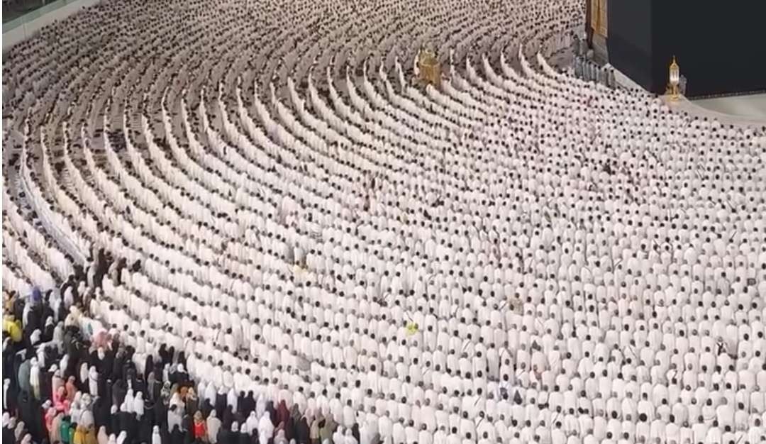 Jemaah haji di Baitullah, Ka'bah, Makkah. (Foto: dok/ngopibareng.id)