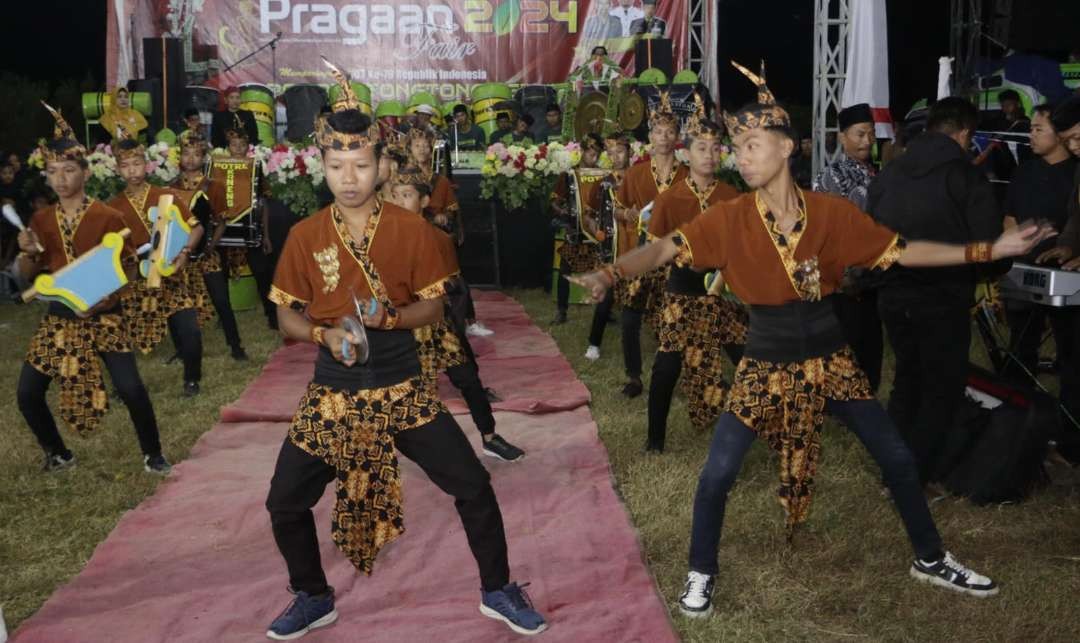 Parade Tongtong Serek di acara Pragaan Fair 2024 , Rabu 24 Juli 2024. (Foto: dok. pemkab Sumenep)