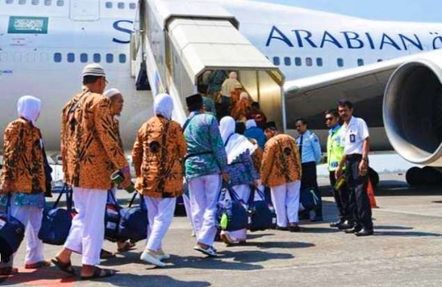 Pemberangkatan jemaah haji Indonesia penerima manfaat dari pengelolaan dana haji oleh BPKH. (Foto: Istimewa)