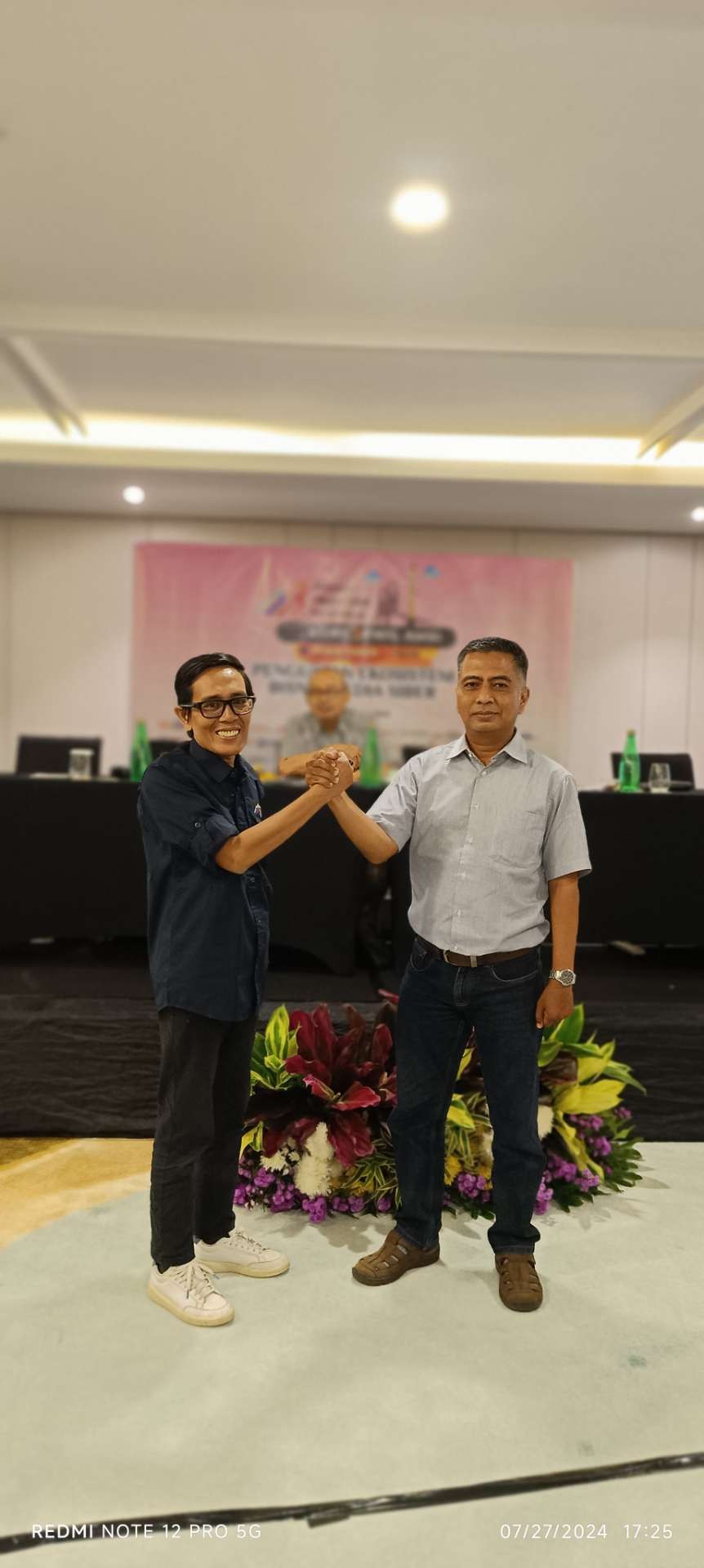 Konferwil AMSI Jawa Timur ke-3 secara aklamasi Yatimul Ainun sebagai Ketua dan Amir Tejo sebagai sekretaris AMSI Jatim periode jabatan 2024-2028. (Foto: Istimewa)