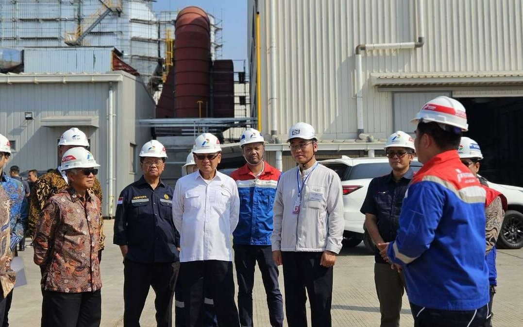 PT PGN Tbk melaksanakan gas in perdana gas bumi ke PT KCC Glass Indonesia di Kawasa Industri Terpadu Batang (KITB). (Foto: PGN)