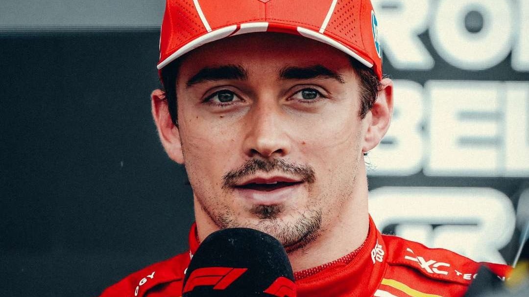 Charles Leclerc pole position F1 Belgia. (Foto: X F1)