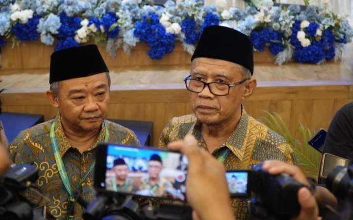 Ketua Umum PP Muhammadiyah Haedar Nashir bersama Sekretaris Umum Muhammadiyah Abdul Mu'ti (Foto:; Istimewa )