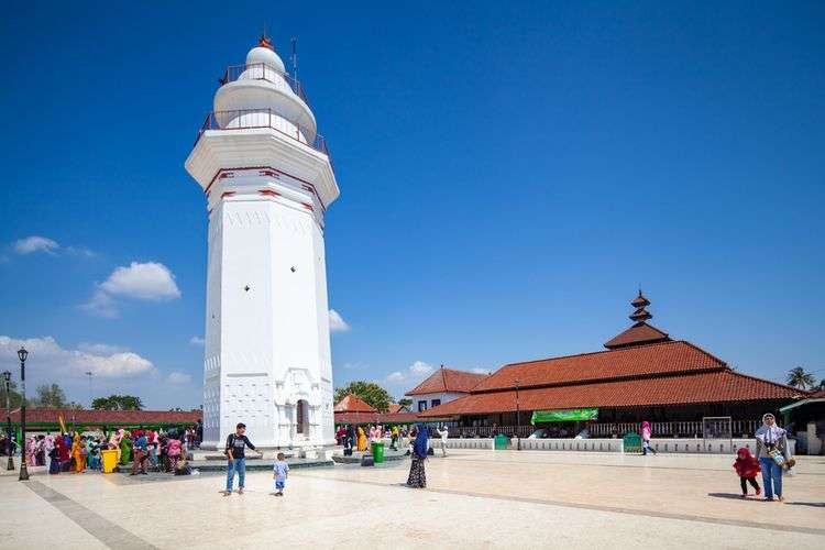 Masjid Agung Banten, menyimpan kejayaan keilmuan dalam Islam. (Foto: dok/ngopibaeng.id)