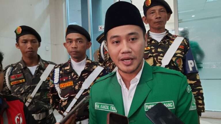 Ketua PC GP Ansor Kabupaten Kediri, M Kanzul Fikri atau Gus Kanzul Fikri, Senin (29 Juli 2024). (Foto: imam for ngopibareng.id)