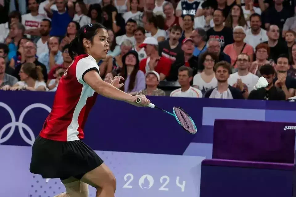 Pebulutangkis tunggal putri Indonesia Gregoria Mariska Tunjung melanjutkan langkahnya ke babak 16 besar Olimpiade Paris 2024. (Foto: PBSI)