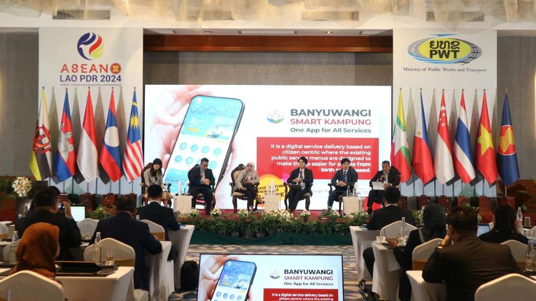 Program smart kampung Banyuwangi dipaparkan di forum ASCN (Foto: Humas Pemkab Banyuwangi)