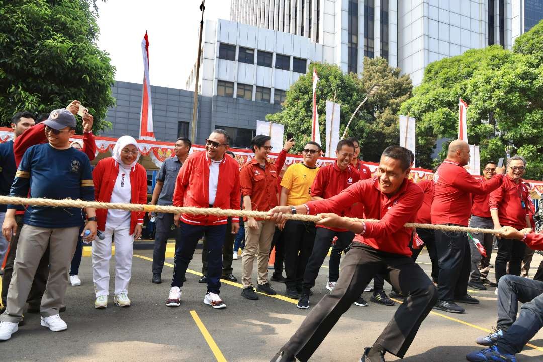 POR Kemnaker ke-77 pada HUT RI ke-79 ini digelar bukan hanya sekedar ajang kompetisi, tetapi juga sebagai sarana untuk mempererat tali persaudaraan. (Foto: Humas Kemnaker RI)