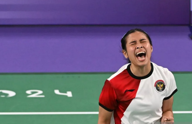 Langkah Gregoria Mariska Tunjung di Olimpiade Paris 2024, berhenti setelah dikalahkan oleh tunggal putri peringkat satu dunia, An Se-Young. (Foto: Ant)