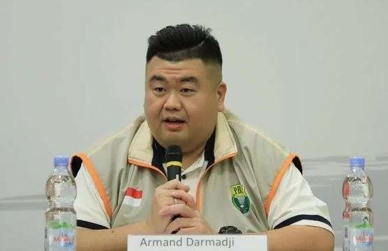 Manajer Tim Indonesia, Armand Darmadji mengaku kemalingan di Paris, Senin 5 Agustus 2024. (Foto: Dokumentasi PBSI)