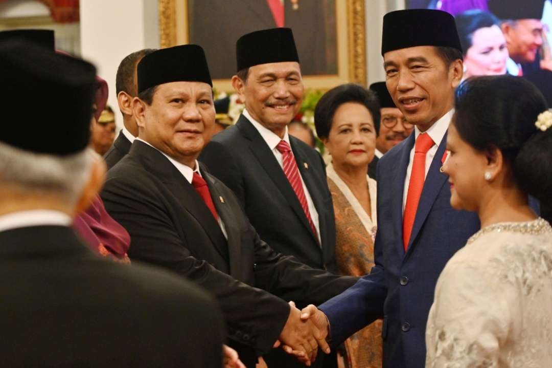 Menteri Koordinator Bidang Kemaritiman dan Investasi (Menko Marves) Luhut Binsar Pandjaitan mengungkap, Prabowo Subianto akan umumkan susunan kabinet usai pelantikan presiden, 21 Oktober 2024. (Foto: Setpres)