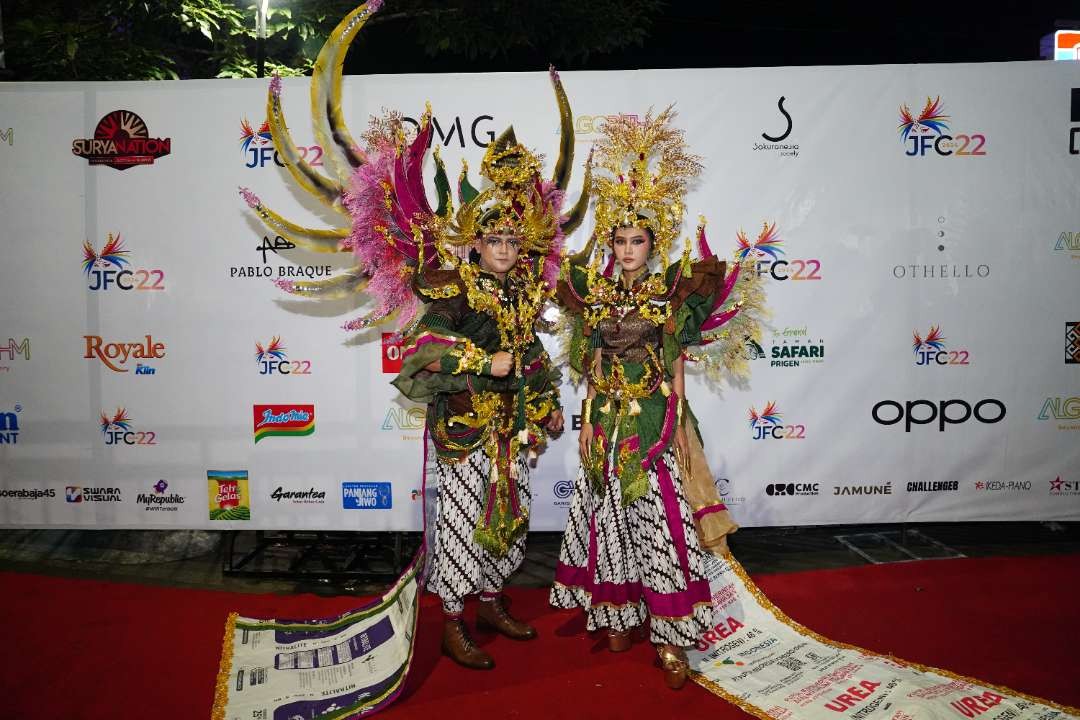 Artwear Petrokimia Gresik di Jember Fashion Carnaval (JFC) 2024 (Foto: Dok Petrokimia Gresik)