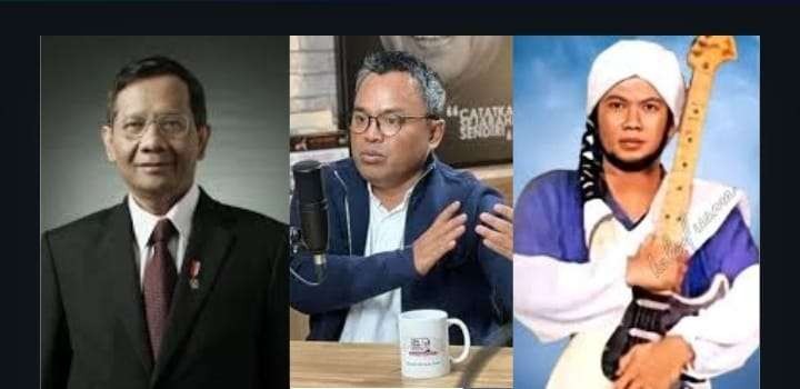 Mahfud MD, Islah Bahrawi dan Rhoma Irama. (Foto: akun fb Mohammad Yasin)