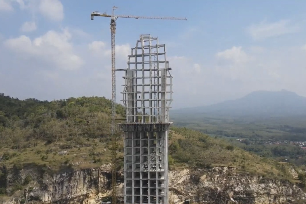 Sesuai masterplan (rencana induk), Monumen Reog dan Museum Peradaban (MRMP) ini berada dalam satu kawasan wisata seluas 29 hektare. (Foto: Kominfo Ponorogo)