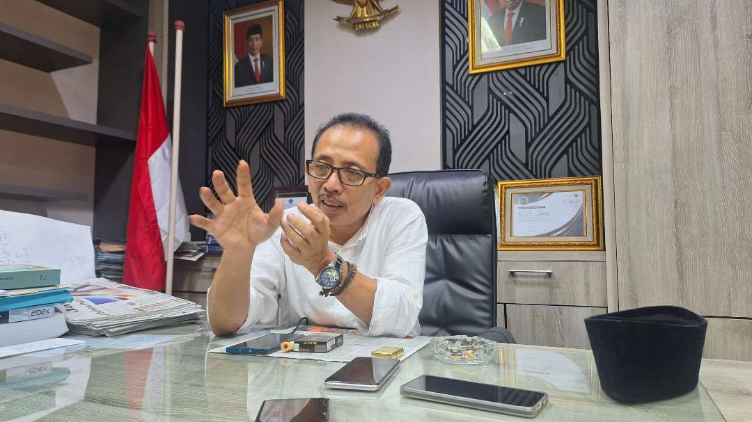 Wakil Ketua DPRD Kota Surabaya sekaligus politikus Gerindra, A. Hermas Thony. (Foto: Julianus Palermo/Ngopibareng.id)