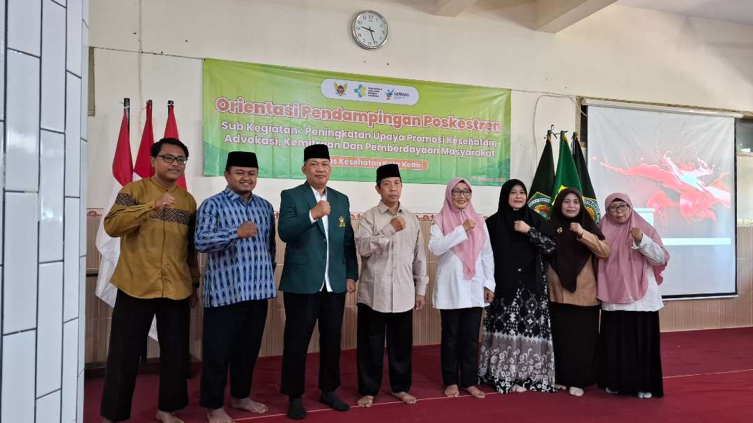 Wujudkan Santri Sehat, LDII Kediri gelar rapat Orientasi Pendampingan Poskestren. (Foto: Fendi Lesmana/Ngopibareng.id)