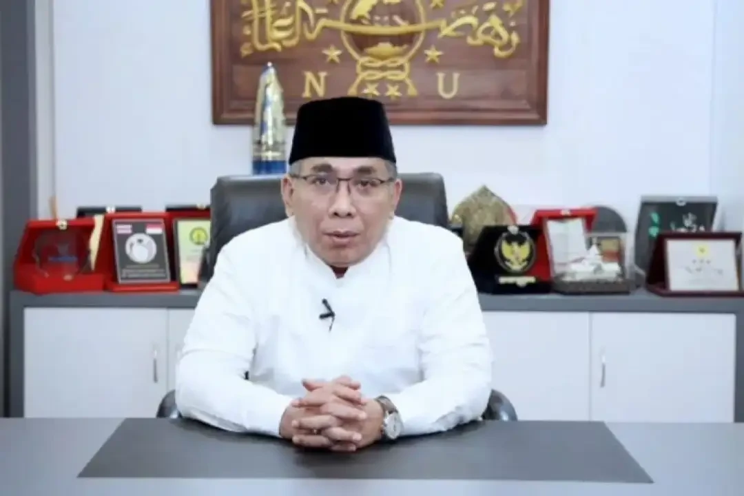 Ketua Umum PBNU Yahya Cholil Staquf berharap peringatan Hari Ulang Tahun (HUT) ke-79 Republik Indonesia menjadi penanda untuk nusantara baru. (Foto: PBNU)