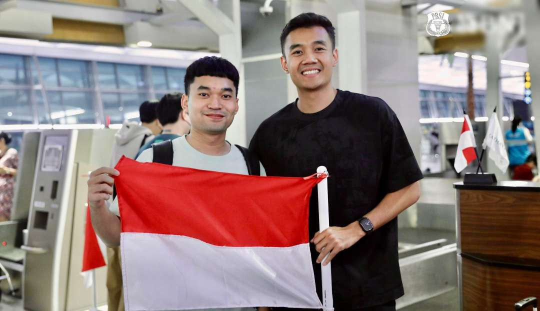 Pasangan ganda putra bulu tangkis baru, Bagas Maulana/Leo Rolly Carnando. (Foto: X @InaBadminton)