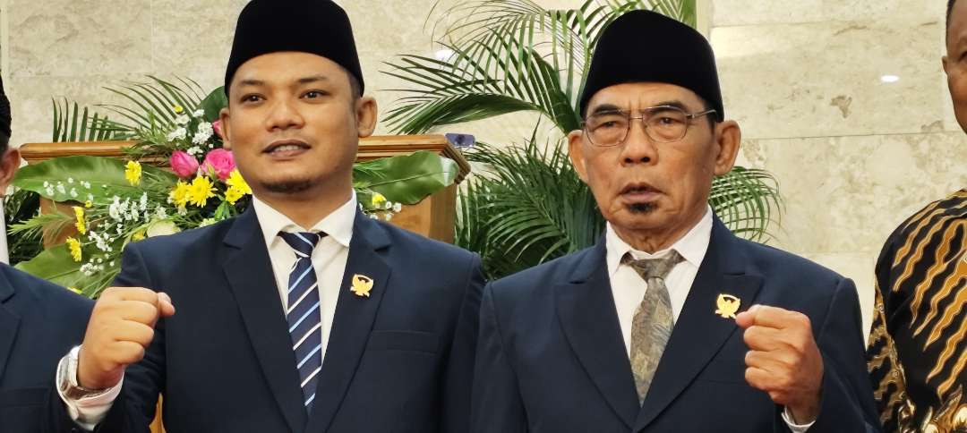 Anggota DPRD Kota Kediri periode 2024-2029 dari Fraksi PKB berstatus ayah dan anak. (Foto: Fendi Lesmana/Ngopibareng.id)