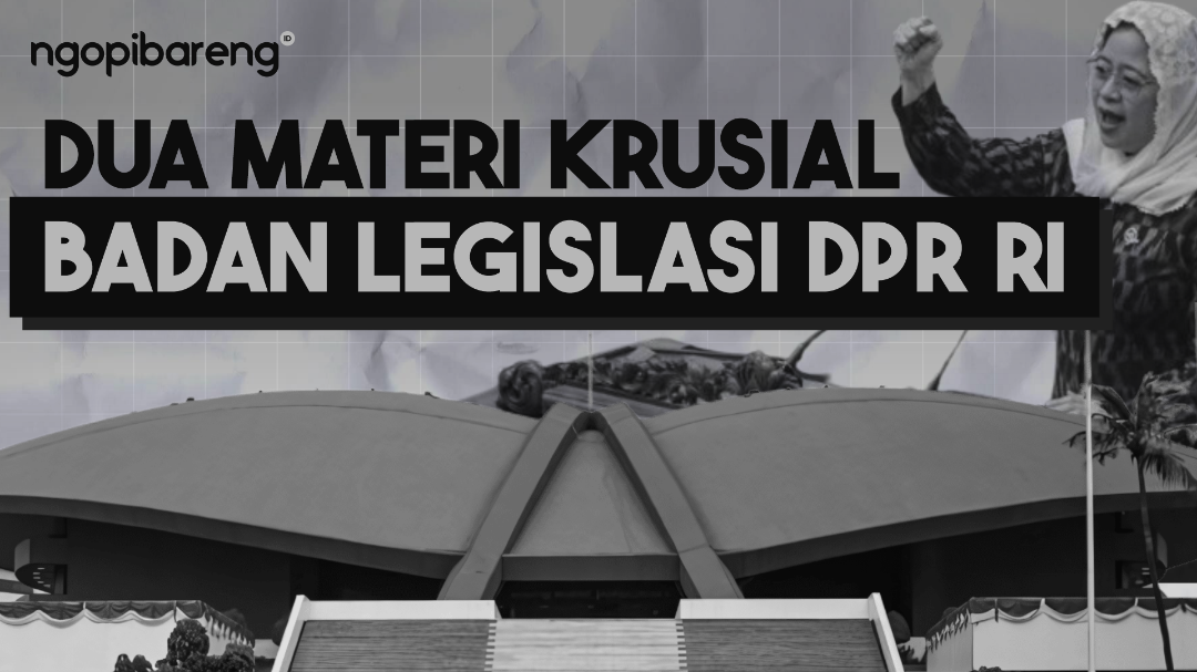 Aksi massa dua materi krusial Badan Legislasi (Baleg) DPR RI. (Ilustrasi: Chandra Tri Antomo/Ngopibareng.id)