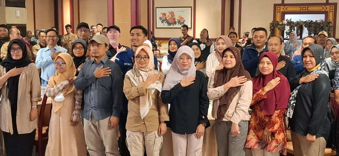 Gelar Rakor, KPU Kota Kediri ingatkan ratusan anggota PPS dan PPK agar bijak dalam bermain media sosial. (Foto: Fendi Lesmana/Ngopibareng.id)