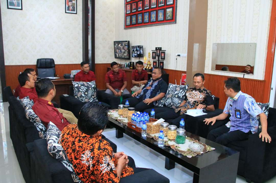 Pertemuan antara BNNK Banyuwangi dengan Lapas Banyuwangi (Foto : Istimewa)