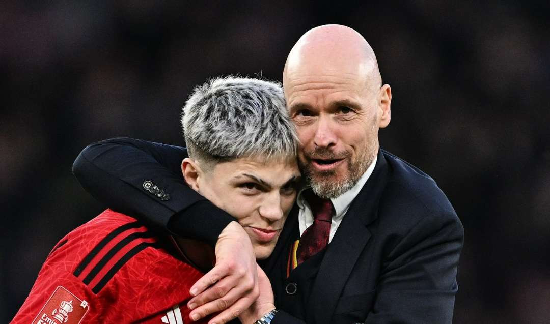 Erik ten Hag nilai Alejandro Garnacho punya potensi menjadi pemain kelas dunia seperti Cristiano Ronaldo. (Foto: X/@agarnacho7)