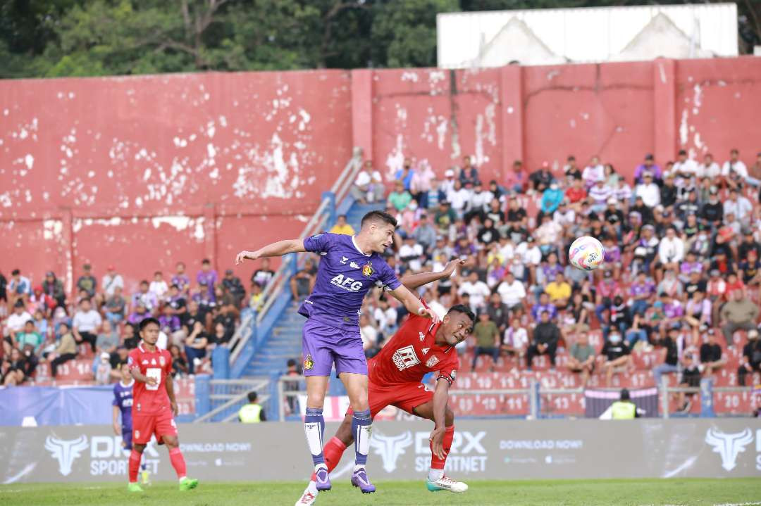 Persik Kediri tidak mampu memaksimalkan laga home melawan Malut United FC setelah ditahan Imbang 0-0. (Foto: Istimewa)