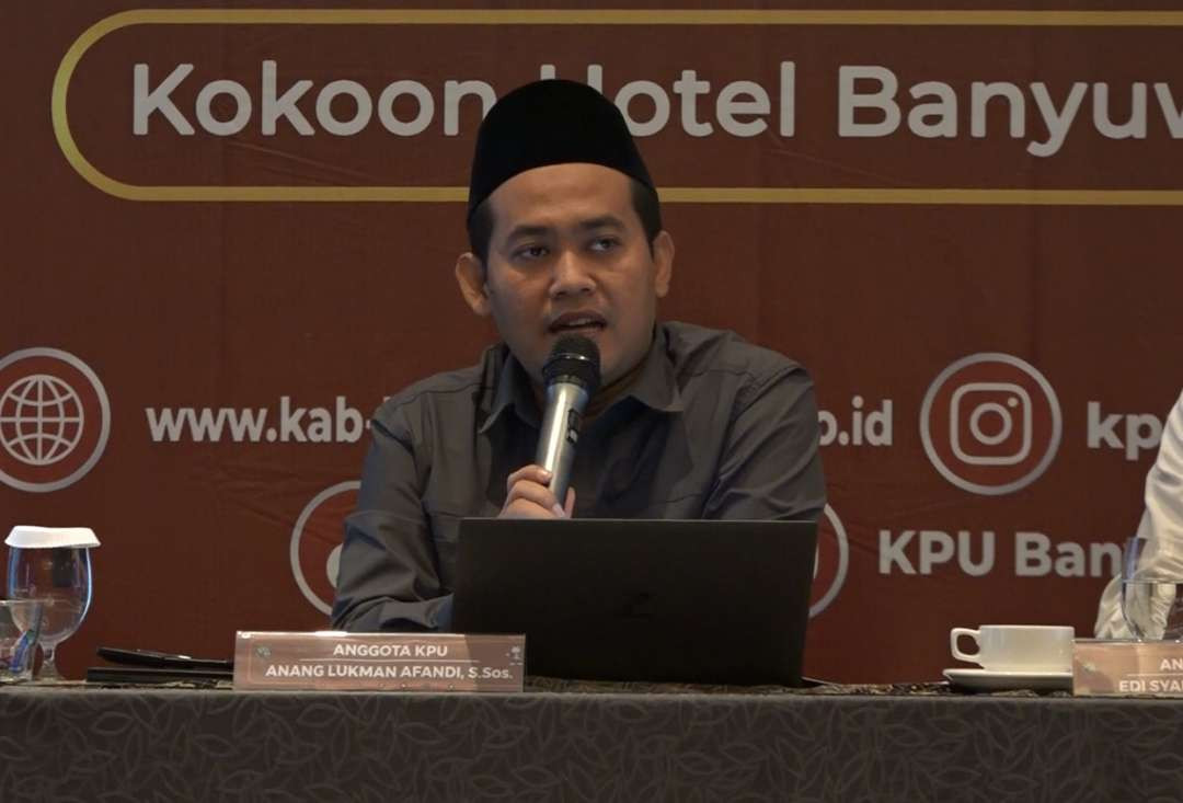 Komisioner KPU Banyuwangi Divisi Teknis Penyelenggaraan, Anang Lukman Afandi (foto : istimewa)