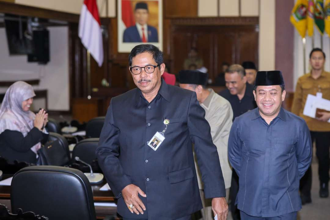 Penjabat (Pj) Gubernur Jawa Tengah, Nana Sudjana menyampaikan sejumlah strategi dalam menurunkan angka kemiskinan dan pengangguran di tahun 2025. (Foto: Dok Prov Jateng)