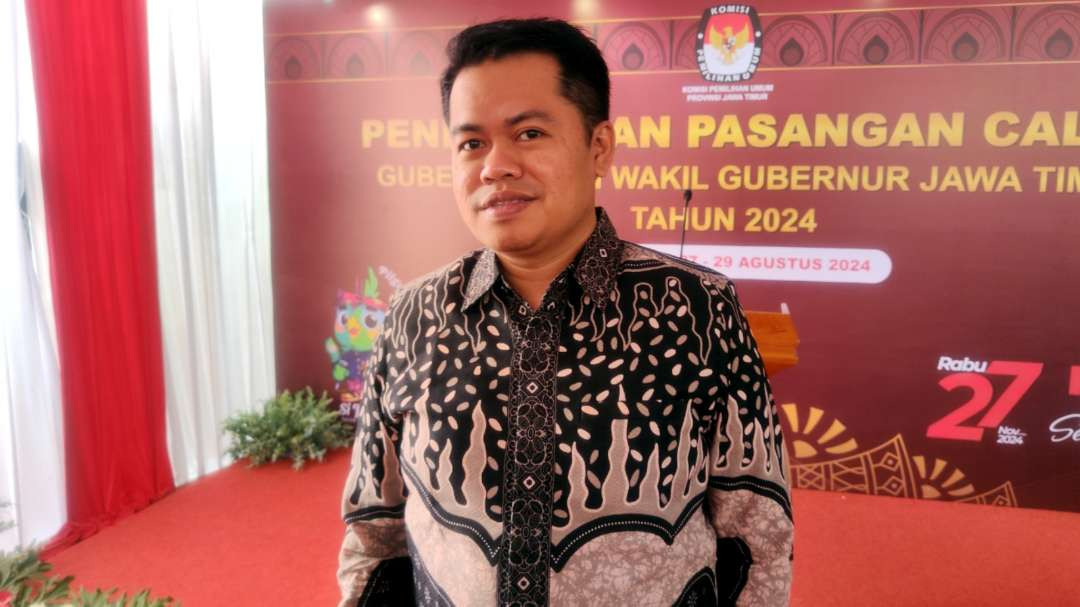 Ketua KPU Jatim, Aang Kunaifi. (Foto: Fariz Yarbo/Ngopibareng.id)