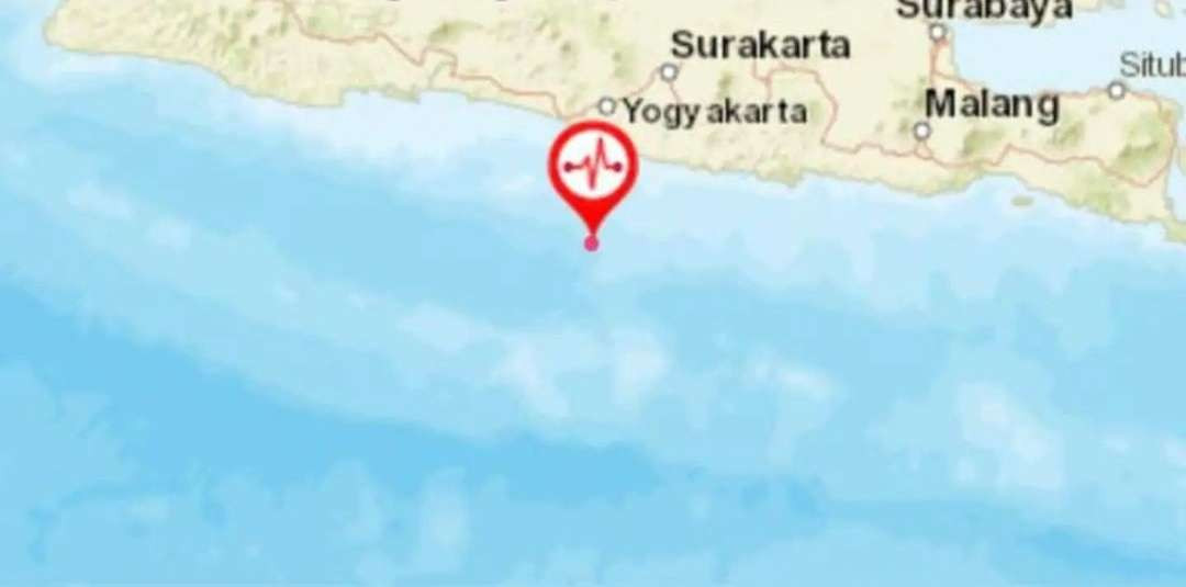 Gempa bumi Gunungkidul, Senin 26 Agustus 2024 malam. (Foto: BMKG)