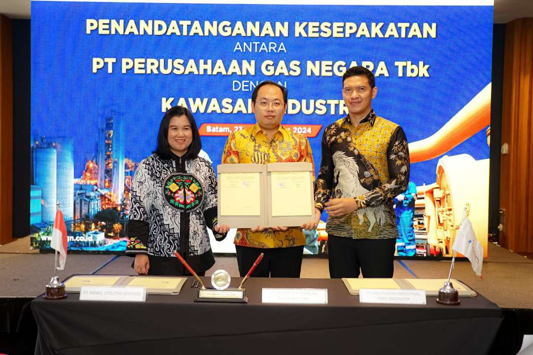 PT PGN Tbk selaku Subholding Gas Pertamina menjalin sinergi dengan Kementerian Perindustrian (Kemenperin) dalam rangka menciptakan dukungan untuk pemenuhan kebutuhan gas bumi bagi kawasan industri (KI).  (Foto: PGN)